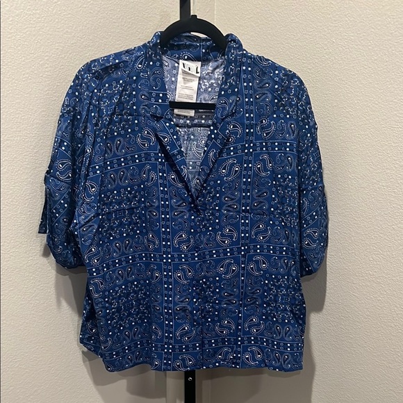 iml Tops - Blue Paisley Women's Top and matching shorts sets